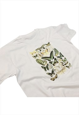 Adolphe Millot Butterfly T-Shirt Natural History Botanical