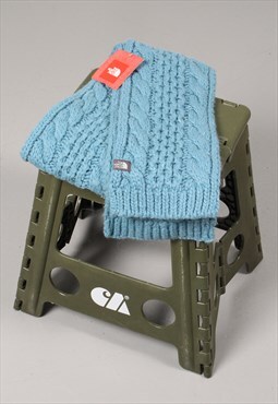 The North Face Scarf Blue Knitted Winter Accessory