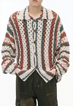 Men's French Vintage Rainbow Sweater AW24 Vol.1