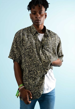 RETRO SILK PATTERN SHIRT