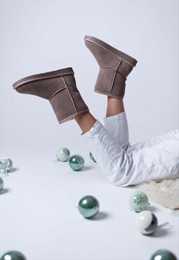 Pulpy cozy boots in beige
