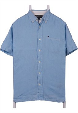 Vintage 90's Tommy Hilfiger Shirt Short Sleeve Button Up