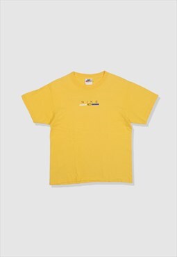 Vintage 90s Nike Graphic T-Shirt in Yellow