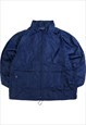 Vintage 90's Eddie Bauer Windbreaker Jacket Plain Full Zip