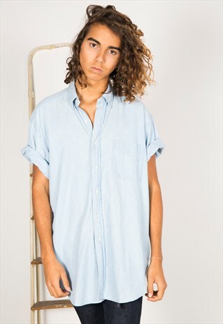 VINTAGE 80S POLO RALPH LAUREN SHIRT / R03186