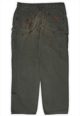 Vintage Carhartt Workwear Carpenter Khaki Trousers Womens