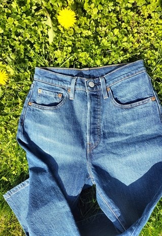 New 501 slim fit levi blue jeans