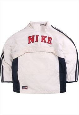 Vintage 90's Nike Windbreaker Jacket Spellout Quarter Zip