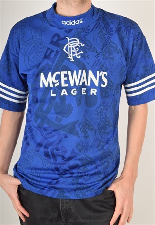 VINTAGE ADIDAS FOOTBALL SHIRT GLASGOW RANGERS (2730)