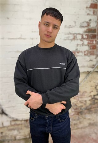 VINTAGE REEBOK 90'S SWEATSHIRT - BLACK