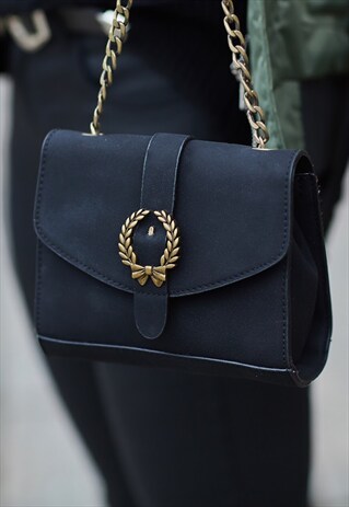 VINTAGE-INSPIRED SUEDE BAG