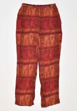 Vintage 90' s See Through Trousers Maroon