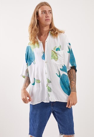 VINTAGE PATTERNED FESTIVAL SHORT SLEEVE SHIRT