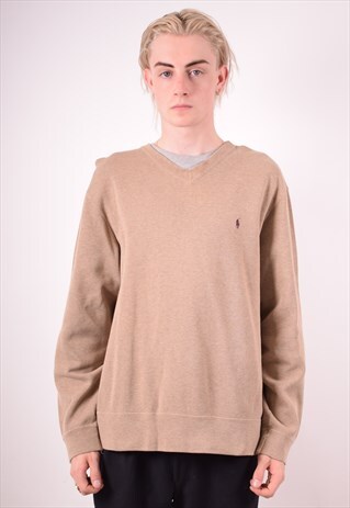 POLO RALPH LAUREN MENS VINTAGE SWEATSHIRT JUMPER XL 90S