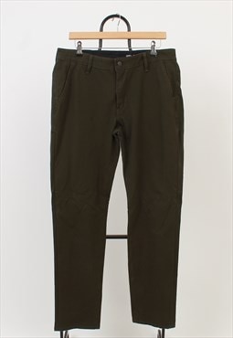"Men's Vintage Levi's Performance Khaki Green Chino trousers