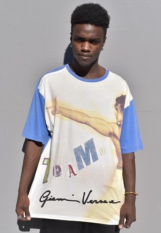 RARE VINTAGE 90S TEAM VERSACE VERSUS T-SHIRT