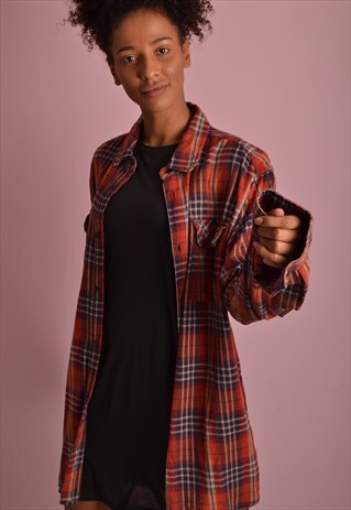 CHECK FLANNEL SHIRT GRS923