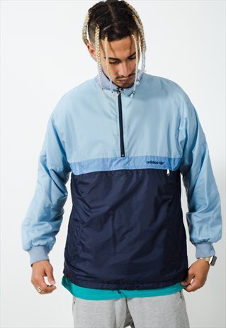 VINTAGE 90S 1/4 ZIP ADIDAS JACKET / S2350
