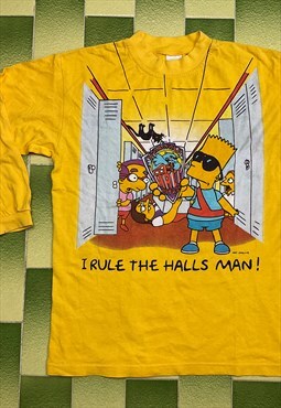 Vintage 1997 Bart Simpson Springfield Long Sleeve T-Shirt 