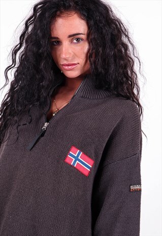 NAPAPIJRI 1/4 ZIP KNITWEAR JUMPER AWK52