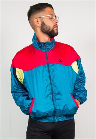 VINTAGE PUMA SHELL TRACKSUIT JACKET