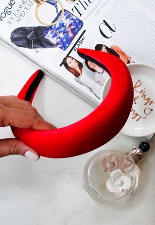 RED PADDED ALICE HEAD BAND