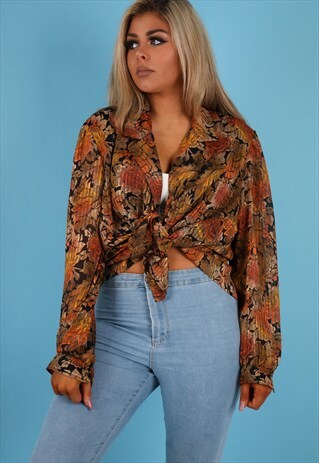 VINTAGE PATTERNED SHIRT NS134