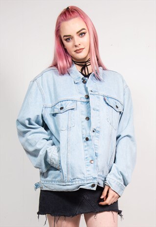 90'S PALE BLUE LEVI'S DENIM JACKET