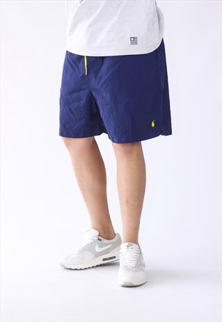 VINTAGE MENS RALPH LAUREN SWIM BEACH LOGO SHORTS