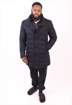 Moncler Vallier Quilted Jacket Navy - Bergdorf Goodman