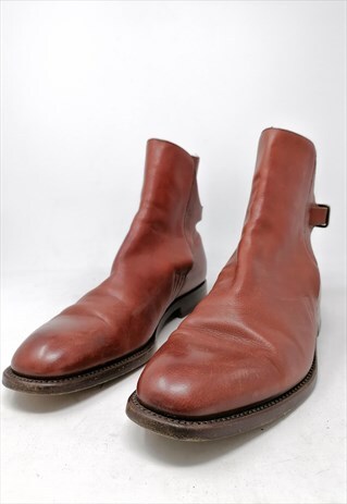 REGAIN HAND MAID LEATHER SHOES BROWN