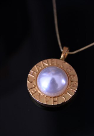 GOLD CC PEARL NECKLACE 18 KARAT GOLD PLATED