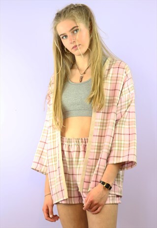 PINK TARTAN CO-ORDINATES