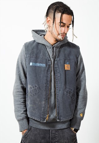 VINTAGE 80S CARHARTT GILET JACKET / S3116