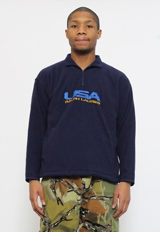VINTAGE POLO SPORT 1/4 ZIP FLEECE