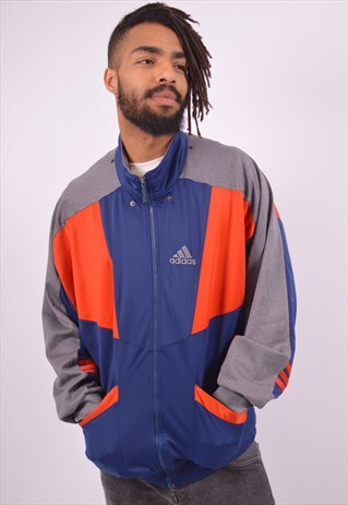 VINTAGE ADIDAS TRACKSUIT TOP JACKET MULTI