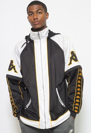 VINTAGE KAPPA TAPE LOGO TRACK JACKET