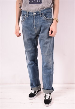 LEVI'S MENS VINTAGE JEANS W30 L33 BLUE 90S