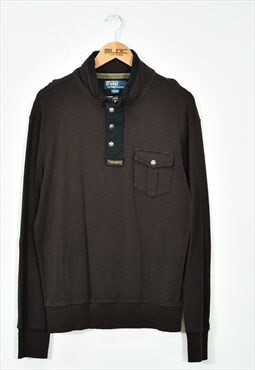 Vintage Ralph Lauren Sweatshirt Brown Large