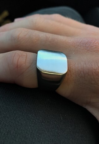 POLISHED SILVER RING