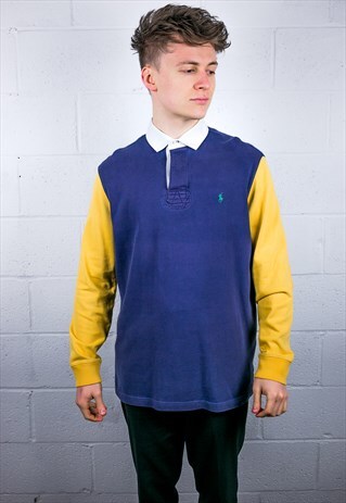 VINTAGE RALPH LAUREN RUGBY POLO SHIRT