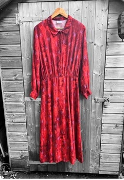 Vintage pocket boho prairie dress