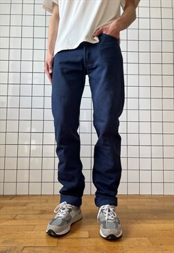 Vintage LEVIS 501 Jeans 90s Navy Blue 