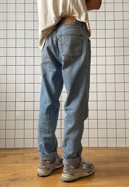 Vintage LEVIS Jeans Light Wash Dyed Denim Pants 90s
