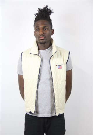 VINTAGE CHAMPION SLEEVELESS 90S JACKET