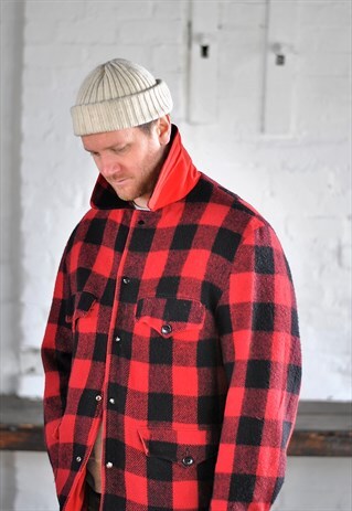 VINTAGE USA LUMBERJACK HUNTING REVERSIBLE JACKET