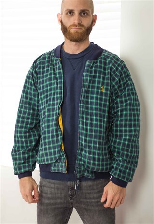 VINTAGE NAUTICA JACKET REVERSIBLE LOGO 90S X 22.2
