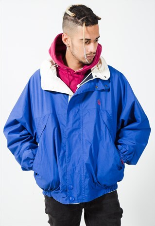 RARE VINTAGE 80S NAUTICA REVERSIBLE JACKET /S3704