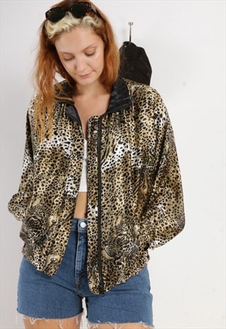 VINTAGE REVERSIBLE SATIN BOMBER JACKET Z850