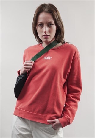 VINTAGE 90'S NIKE ORANGE SWEATER